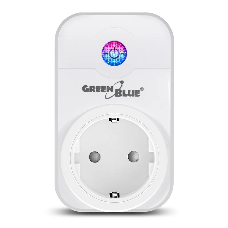 GreenBlue GB155G Enchufe inalámbrico control remoto Smart WiFi Alexa App Power Switch