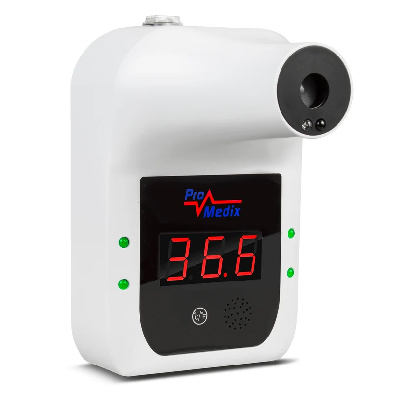 Termómetro infrarrojo sin contacto para prueba de temperatura corporal (frente, muñeca) Promedix PR-685