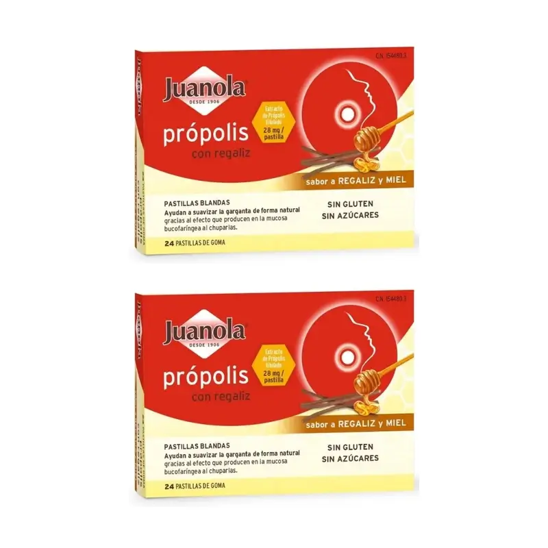 Juanola Propolis Liquorice, 2X24 Tablets