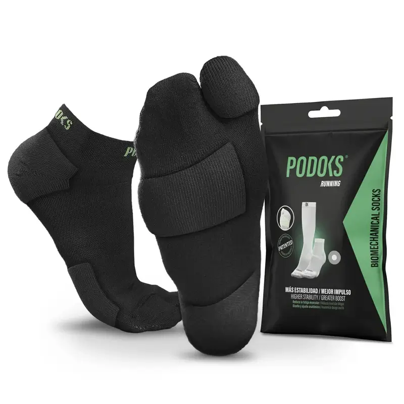 Podoks Running Socks Ankle H2 Black