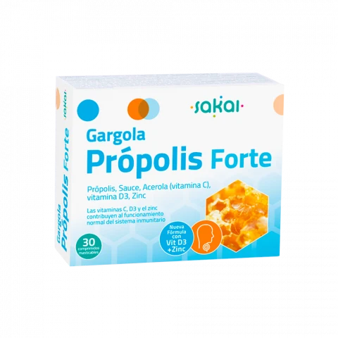 Gárgola Própolis Forte · Sakai · 30 Comprimidos