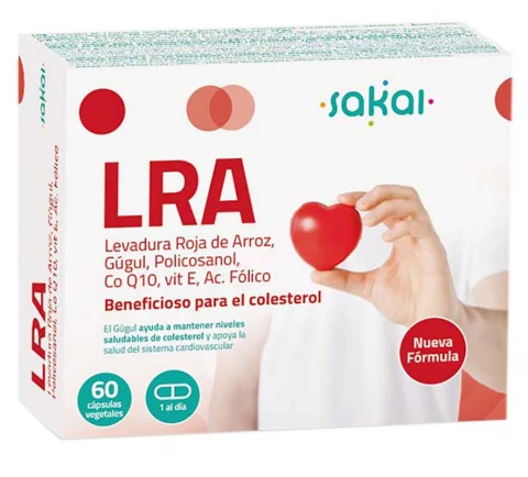 LRA Levadura Roja de Arroz · Sakai · 60 Cápsulas