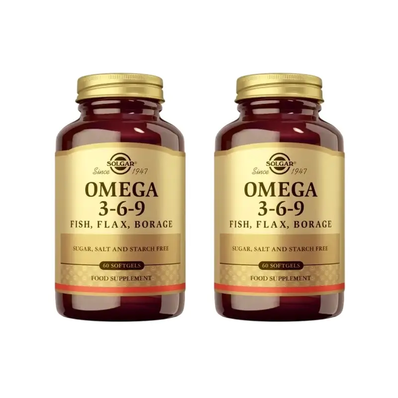Solgar Omega 3-6-9, 2X60 Capsules
