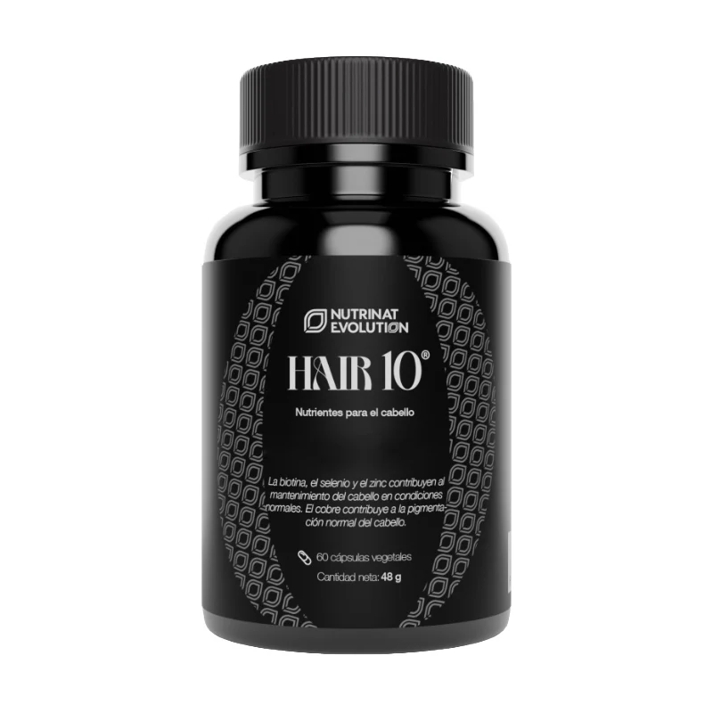 Hair 10 · Nutrinat Evolution · 60 cápsulas