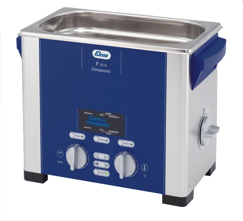 Elmasonic® P30H 0.75gal. 37/80kHz Dual Frequency Ultrasonic Cleaner, Heated, 103 3218
