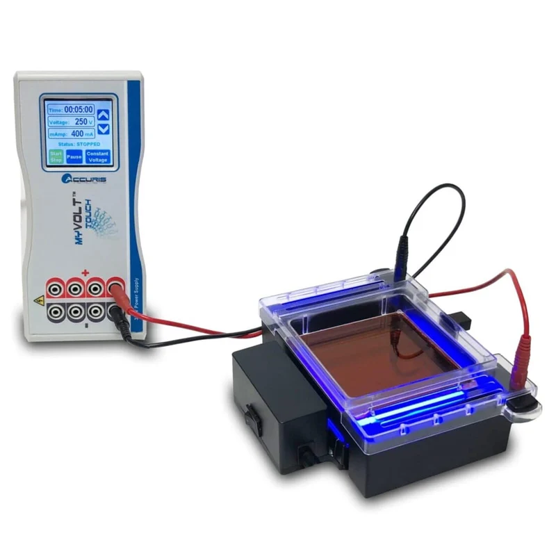 Accuris™ myGel InstaView™ Electrophoresis System w/Blue LED Illuminator & MyVolt™, E1200-PSP