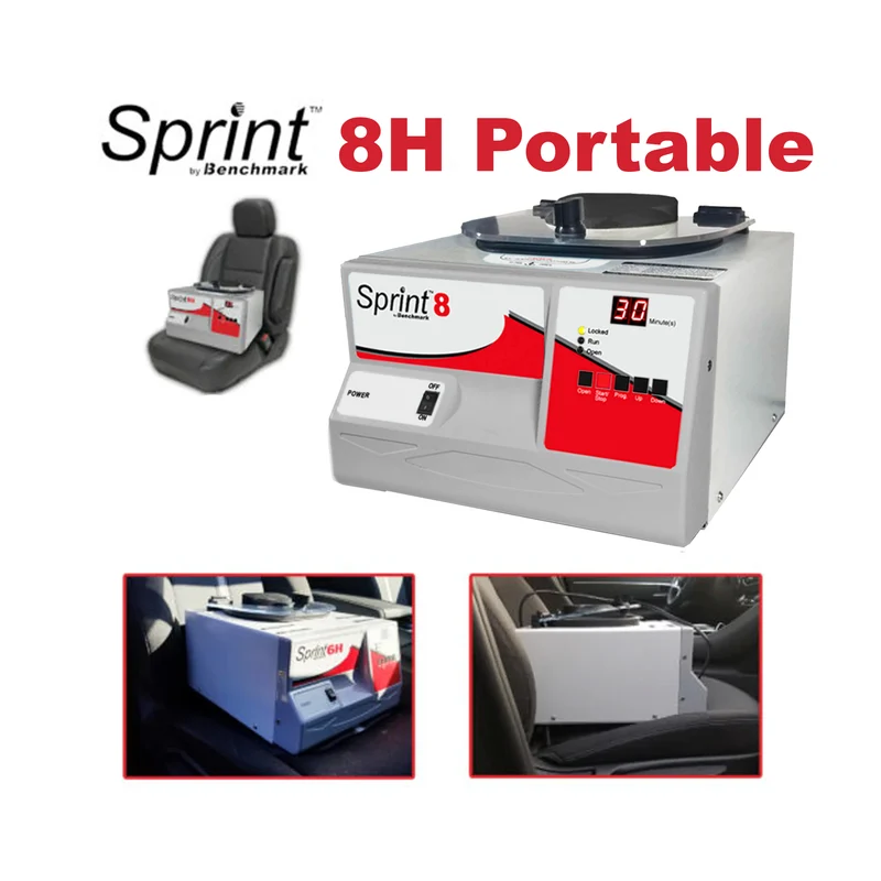 Benchmark Scientific® Sprint™ 8 Centrifuge w/Portable Kit, 8 x 15ml Angled Rotor, C5000-8-PT