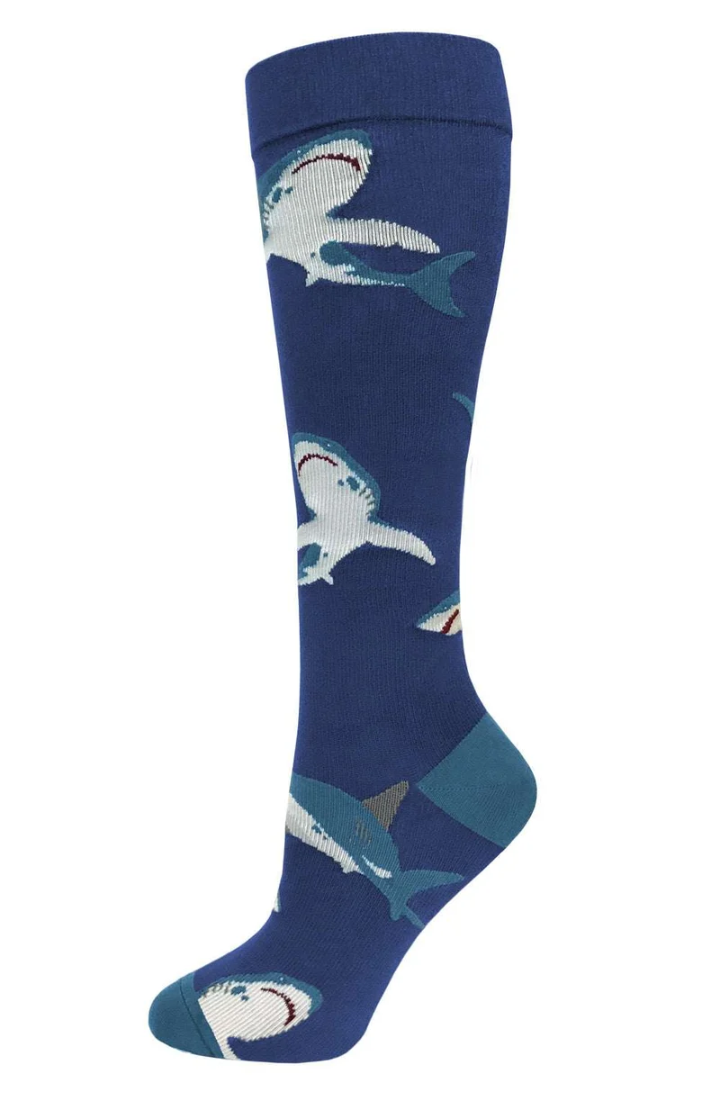 Prestige Calcetines de compresión premium para hombre de 12"
