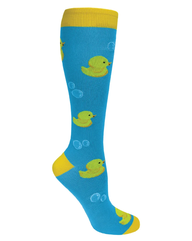 Calcetines de compresión de punto 12” estampados – Modelo 386