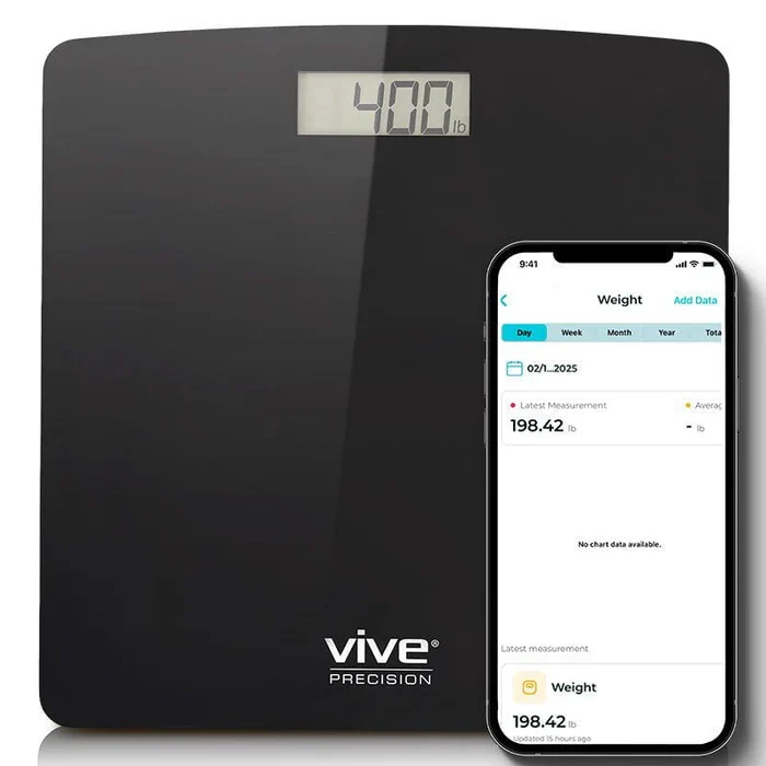 Báscula digital de baño Vive Precision – DMD1002BLK