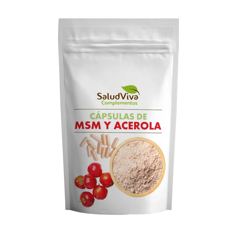 Cápsulas de MSM + Acerola · Salud Viva · 119 gramos