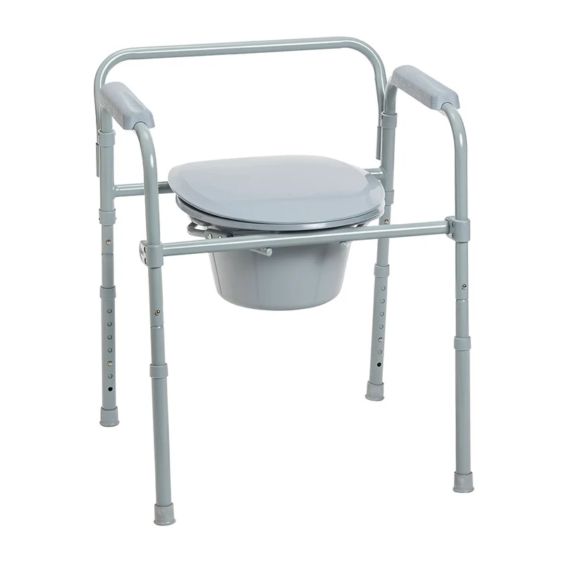 Silla cómoda plegable de acero Drive Medical – 11148N-4