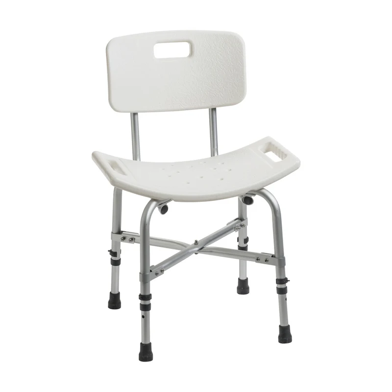 Silla de ducha bariátrica con respaldo Drive Medical – 12021KD-1