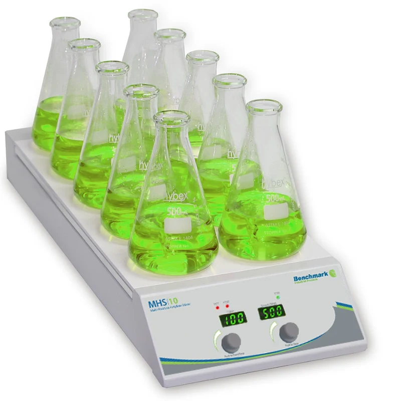 Benchmark Scientific® MHS™ Magnetic Hotplate Stirrer, 10 x Position, IPS7000-10