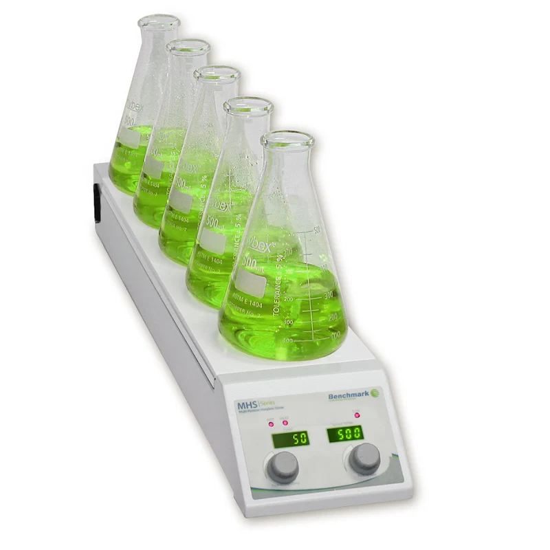 Benchmark Scientific® MHS™ Magnetic Hotplate Stirrer, 5 x Position, IPS7000-5