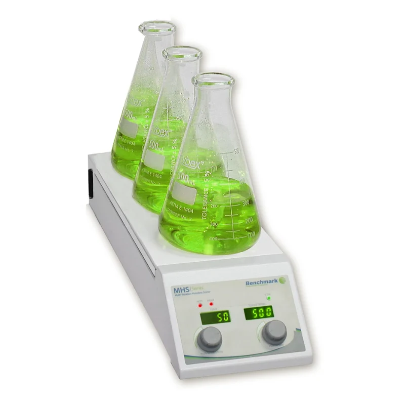Benchmark Scientific® MHS™ Magnetic Hotplate Stirrer, 3 x Position, IPS7000-3