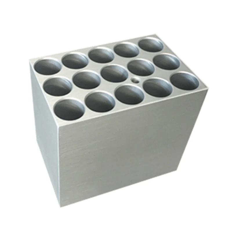 Benchmark Scientific® 15 x 12-13mm Dia. Tube Block for MyBlock, BSH100-1213