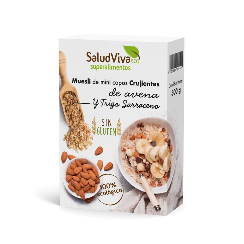 Muesli Mini Copos Crujientes TS Avena · Salud Viva · 300 gramos