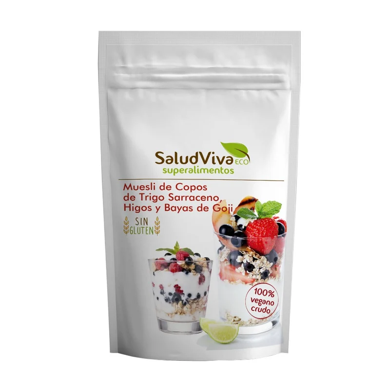 Muesli de Copo de TS Higos y Bayas de Goji · Salud Viva · 350 gramos