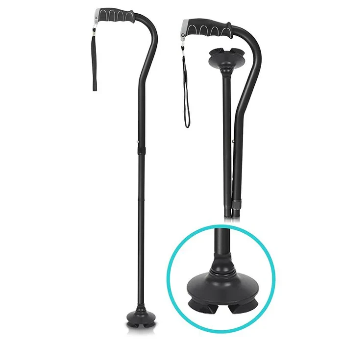 Bastón offset plegable con base giratoria Vive – MOB1081