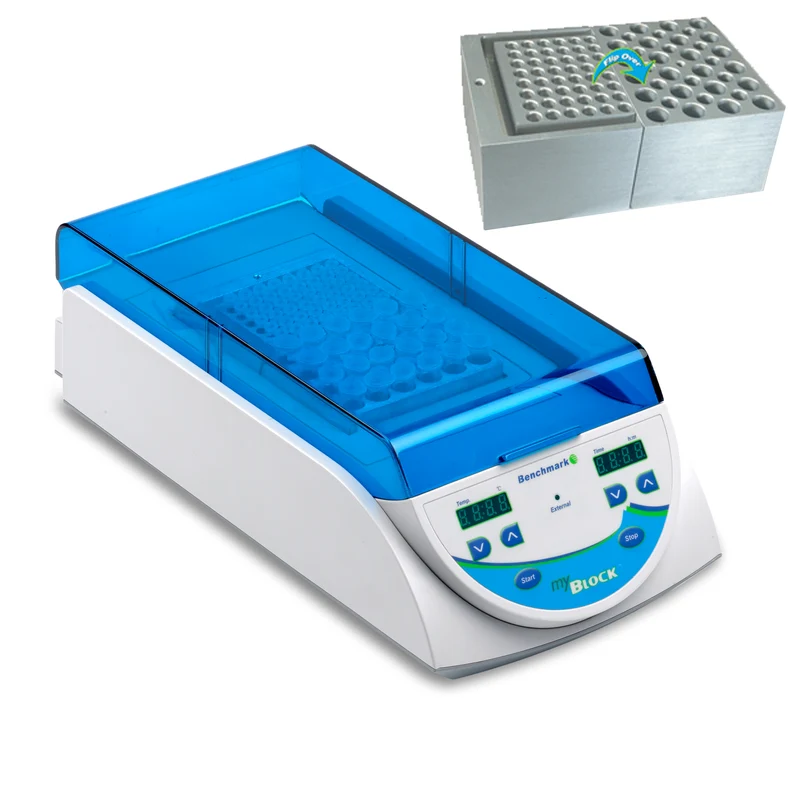 Benchmark Scientific® MyBlock II Dual Chamber Digital Dry Bath (w/Quick-Flip Block), BSH5002-2B