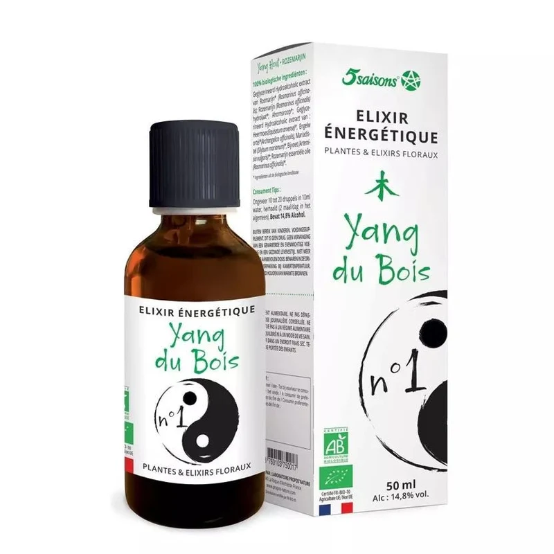 Elixir Energético Nº1 Yang de la Madera · 5 Saisons · 50 ml