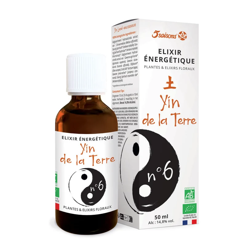 Elixir Energético Nº6 Yin de la Tierra · 5 Saisons · 50 ml