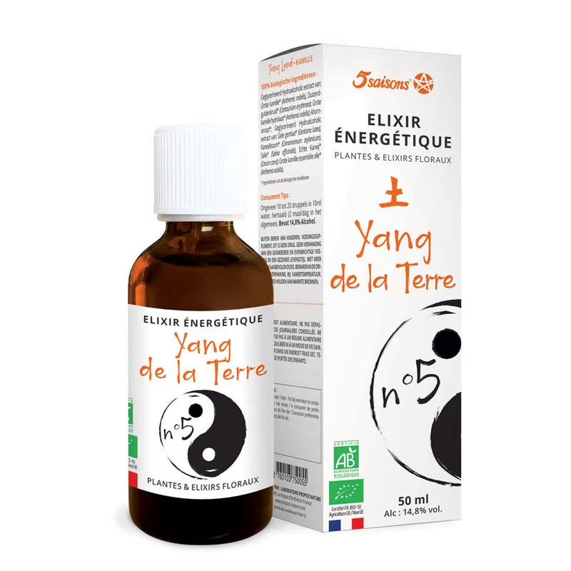 Elixir Energético Nº5 Yang de la Tierra · 5 Saisons · 50 ml