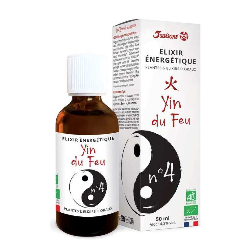 Elixir Energético Nº4 Yin del Fuego · 5 Saisons · 50 ml