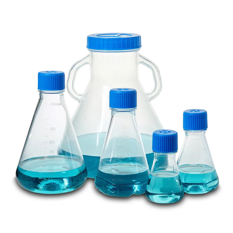 Benchmark Scientific® 5 lt Plastic Erlenmeyer Flask, Flat Bottom, Case/4, F4087