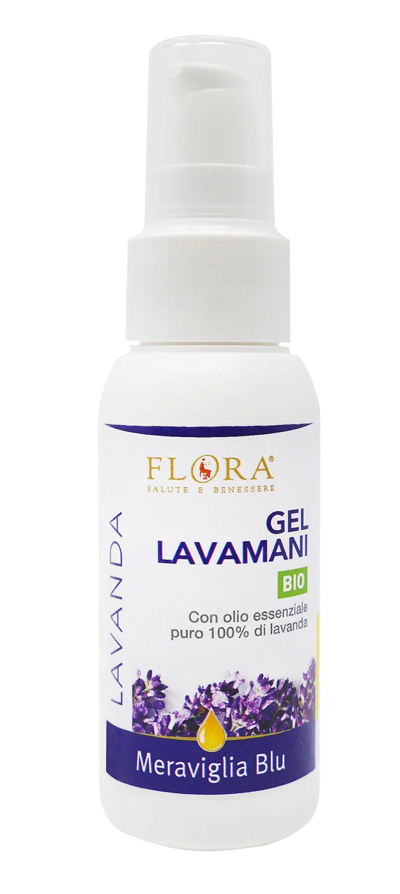Gel Lavamanos Desinfectante · Flora · 75 ml