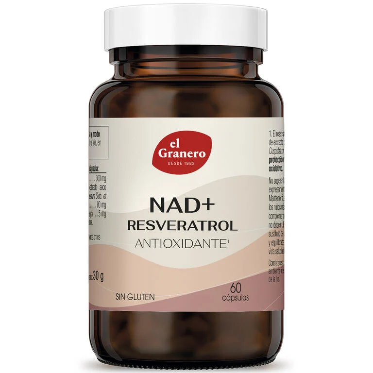 NAD+ · El Granero Integral · 60 cápsulas