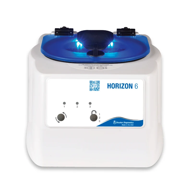 Drucker® Diagnostics Horizon 6 Centrifuge w/6 x (3-10ml) Horizontal Rotor, 00-276-009-000