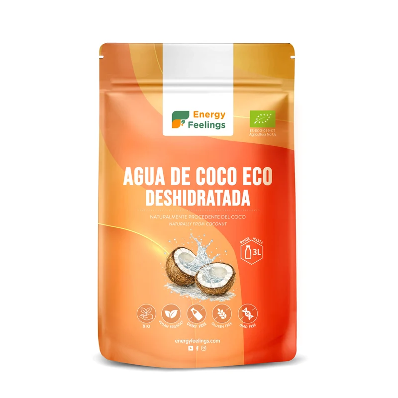 Agua de Coco Eco en Polvo Eco · Energy Feelings · 225 gramos