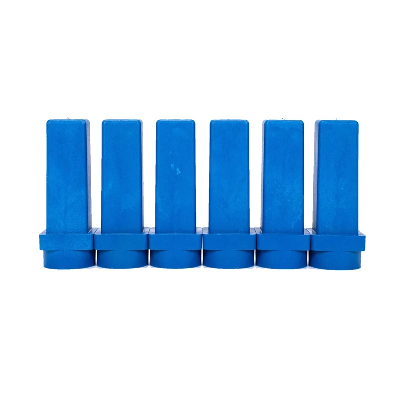 Drucker® Tube Holder, Perf. Plus, 75 Mm, Blue, Printed, Pack Of 6, 7713056K