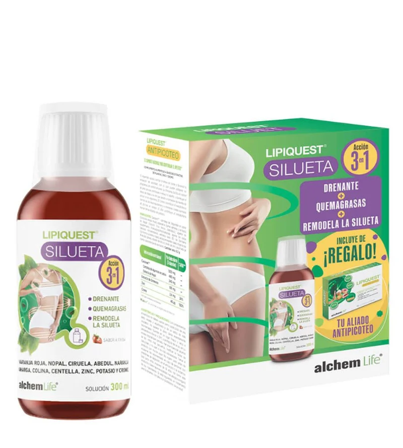 Pack Control de Peso Lipiquest Silueta + Antipicoteo · AlchemLife · 300 ml