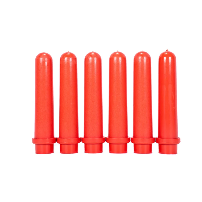 Drucker® Tube Holder, Performance, 17Mm X 125 Mm, Orange, Printed, Pack Of 6, 7713044K