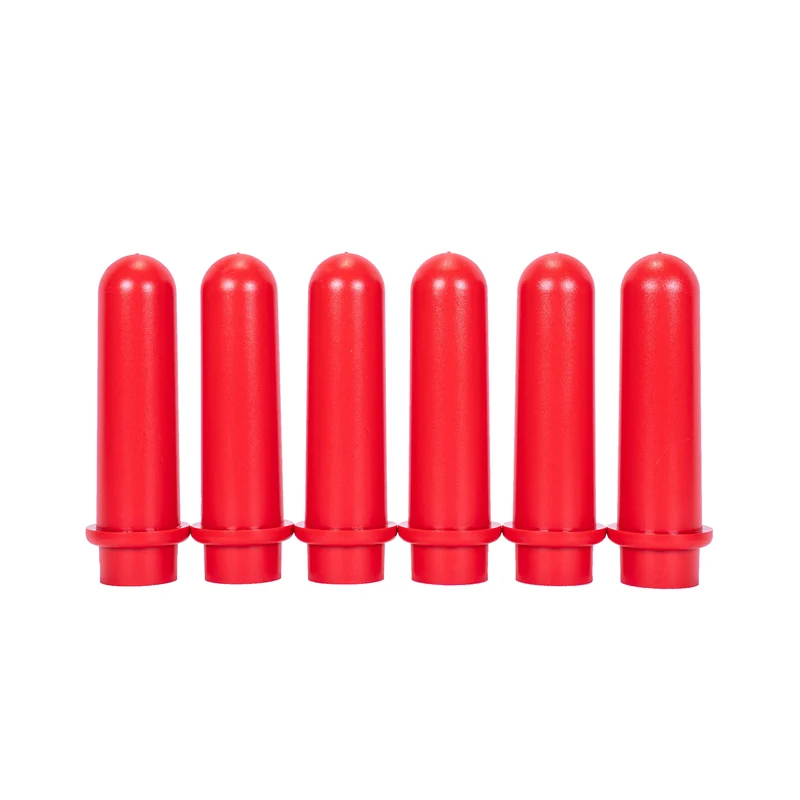 Drucker® Tube Holder, 17Mm X 100Mm, Red, Pack Of 6, 7713031K