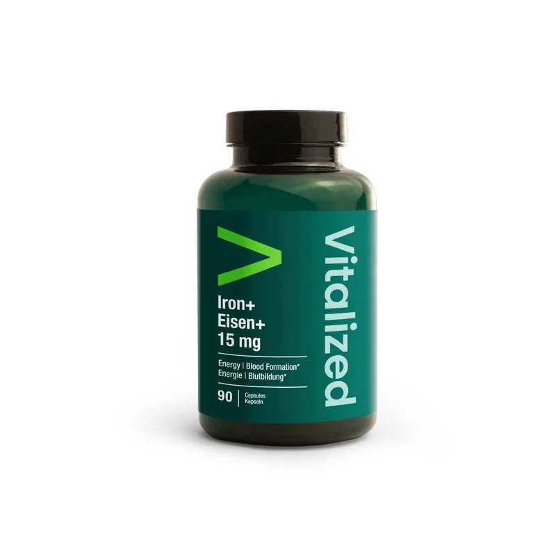 Iron 15 mg · Vitalized · 90 cápsulas