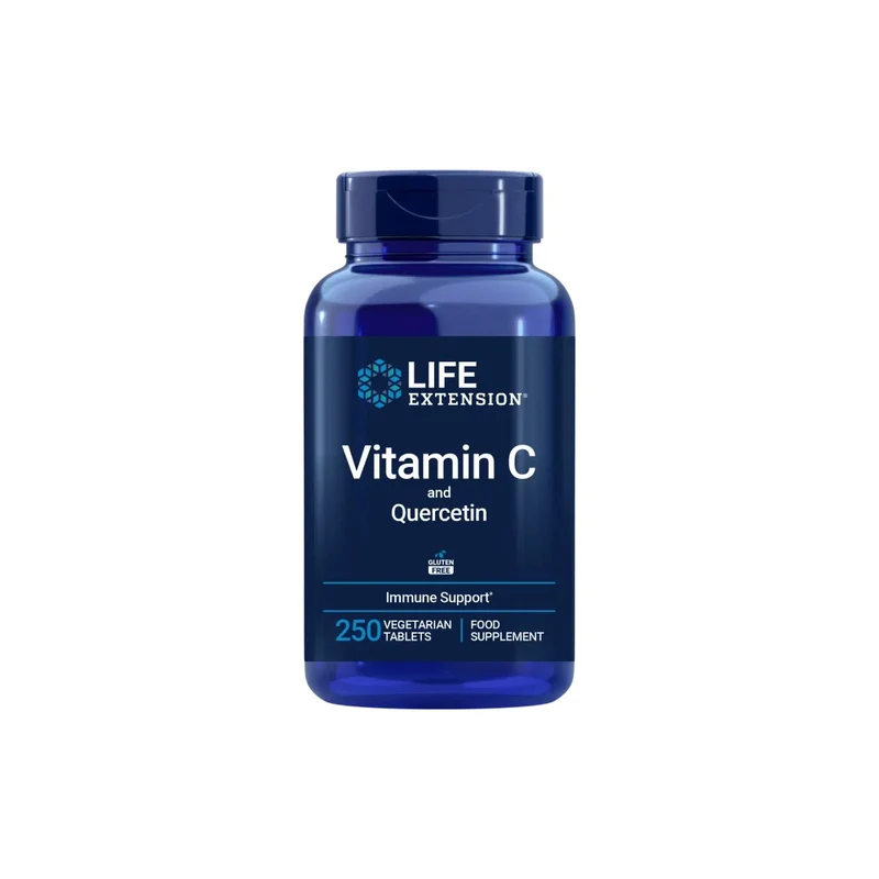 Vitamin C and Quercetin Phytosome · Life Extension · 250 comprimidos
