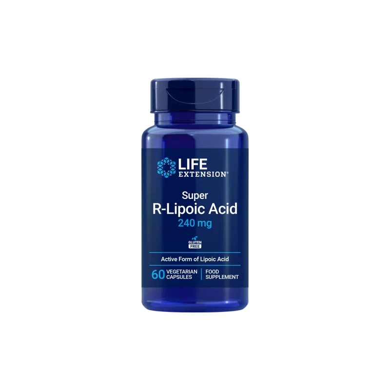 Super R-Lipoic Acid 240 mg · Life Extension · 60 cápsulas