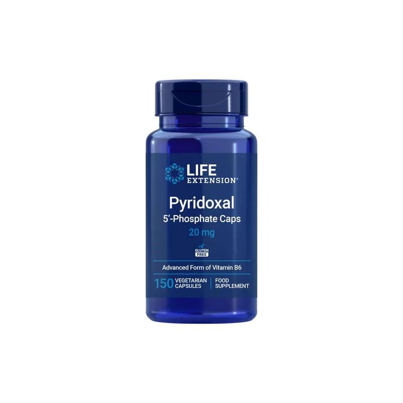 Pyridoxal 5'-Phosphate Caps 20 mg · Life Extension · 150 cápsulas