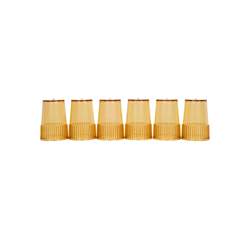 Drucker® Cap, Small, Printed, Ultem, Pack Of 6, 03-1-0007-0005K