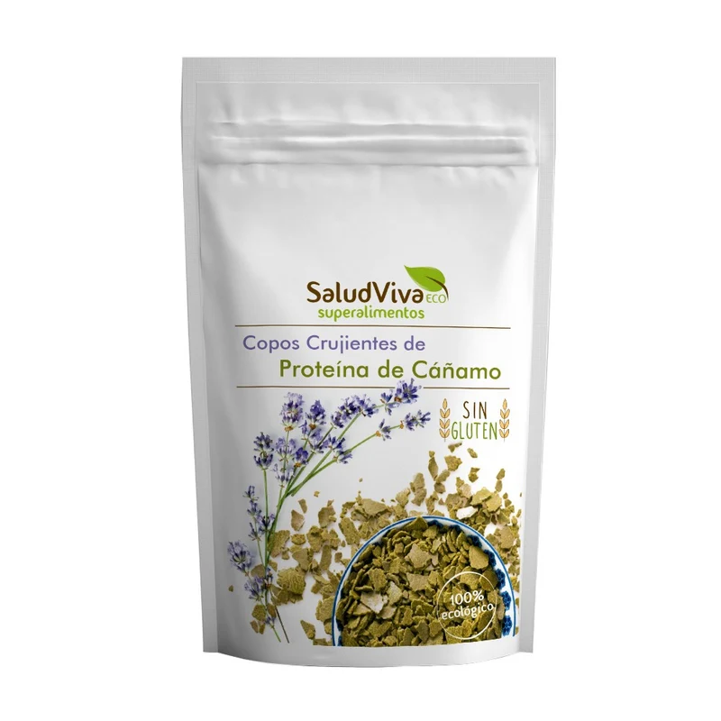 Copos Crujientes de Proteína de Cáñamo Eco · Salud Viva · 200 gramos