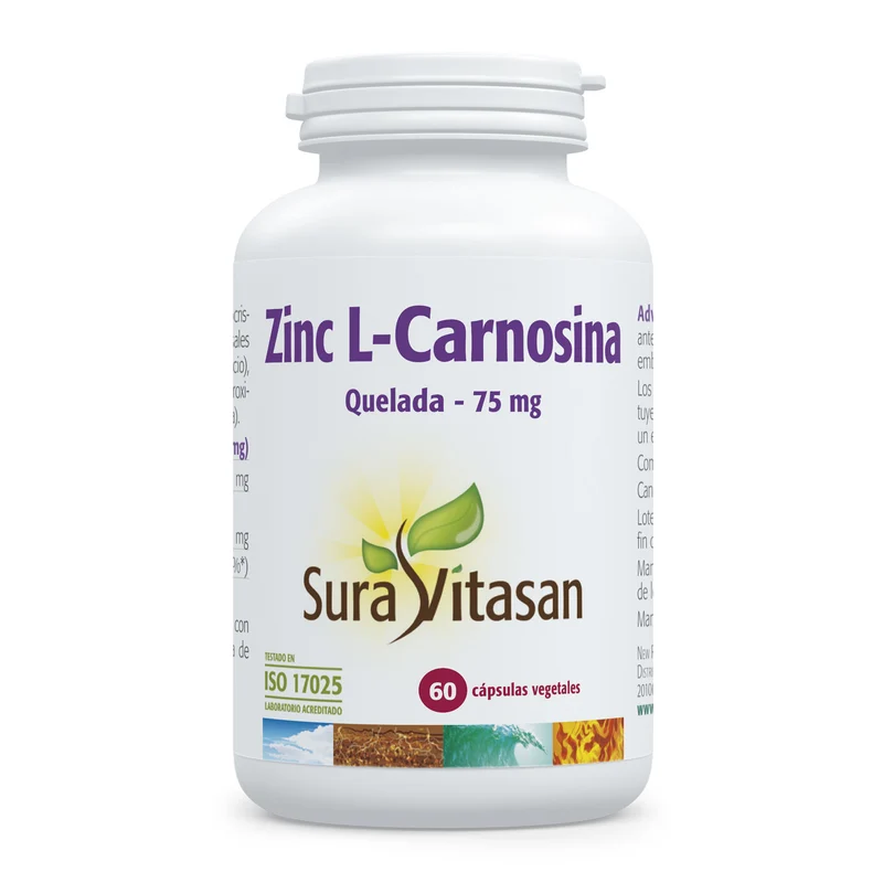 Zinc L-Carnosina · Sura Vitasan · 60 cápsulas