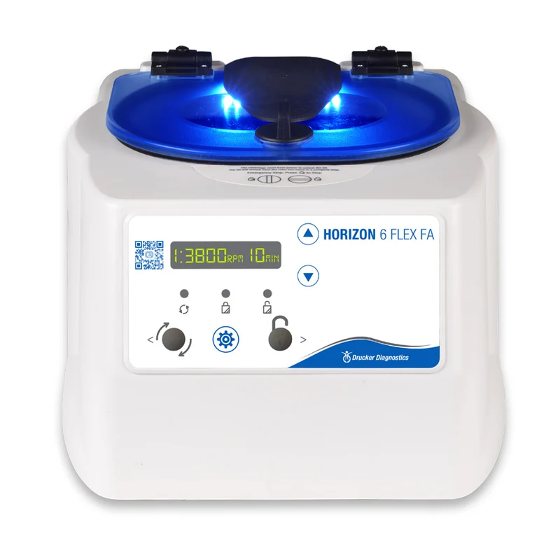 Drucker® Diagnostics Horizon 6 Flex FA Centrifuge w/6 x 10ml Angled Rotor, 00-376-009-001