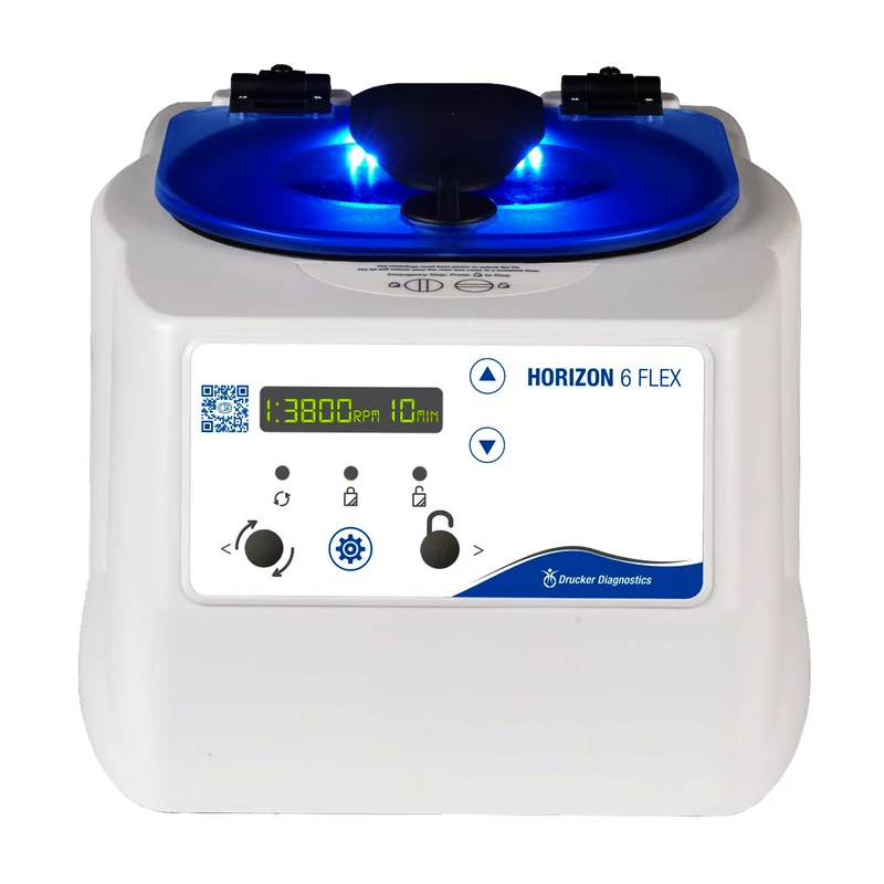 Drucker® Diagnostics Horizon 6 Flex Centrifuge w/6 x 10ml Horizontal Rotor, 00-376-009-000