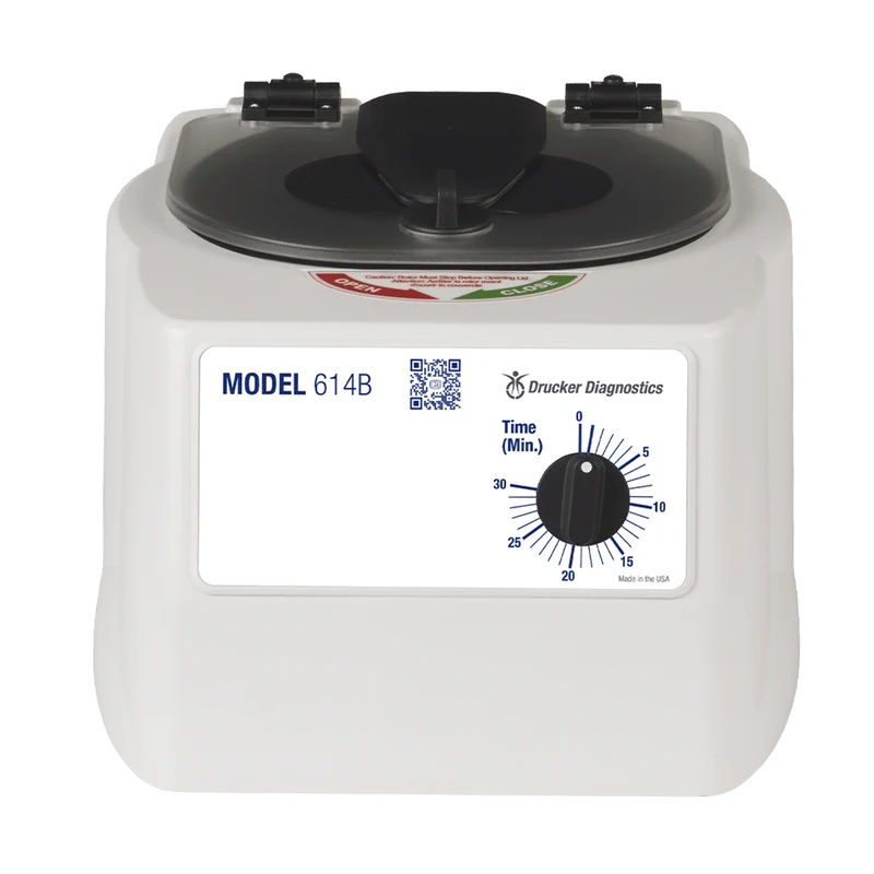 Drucker® Diagnostics 614B Clinical Centrifuge w/6 x 15ml Fixed Angled Rotor, 00-004-009-001