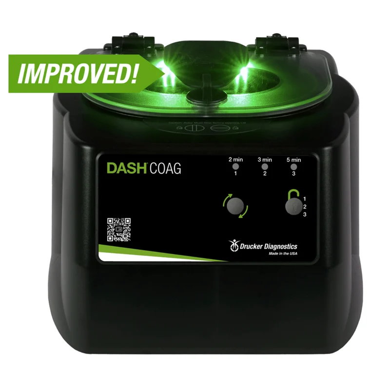 Drucker® Diagnostics DASH Coag Centrifuge w/12 x 10ml Rotor, 00-676-009-001