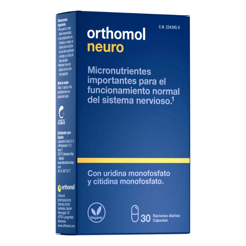 Neuro · Orthomol · 30 cápsulas